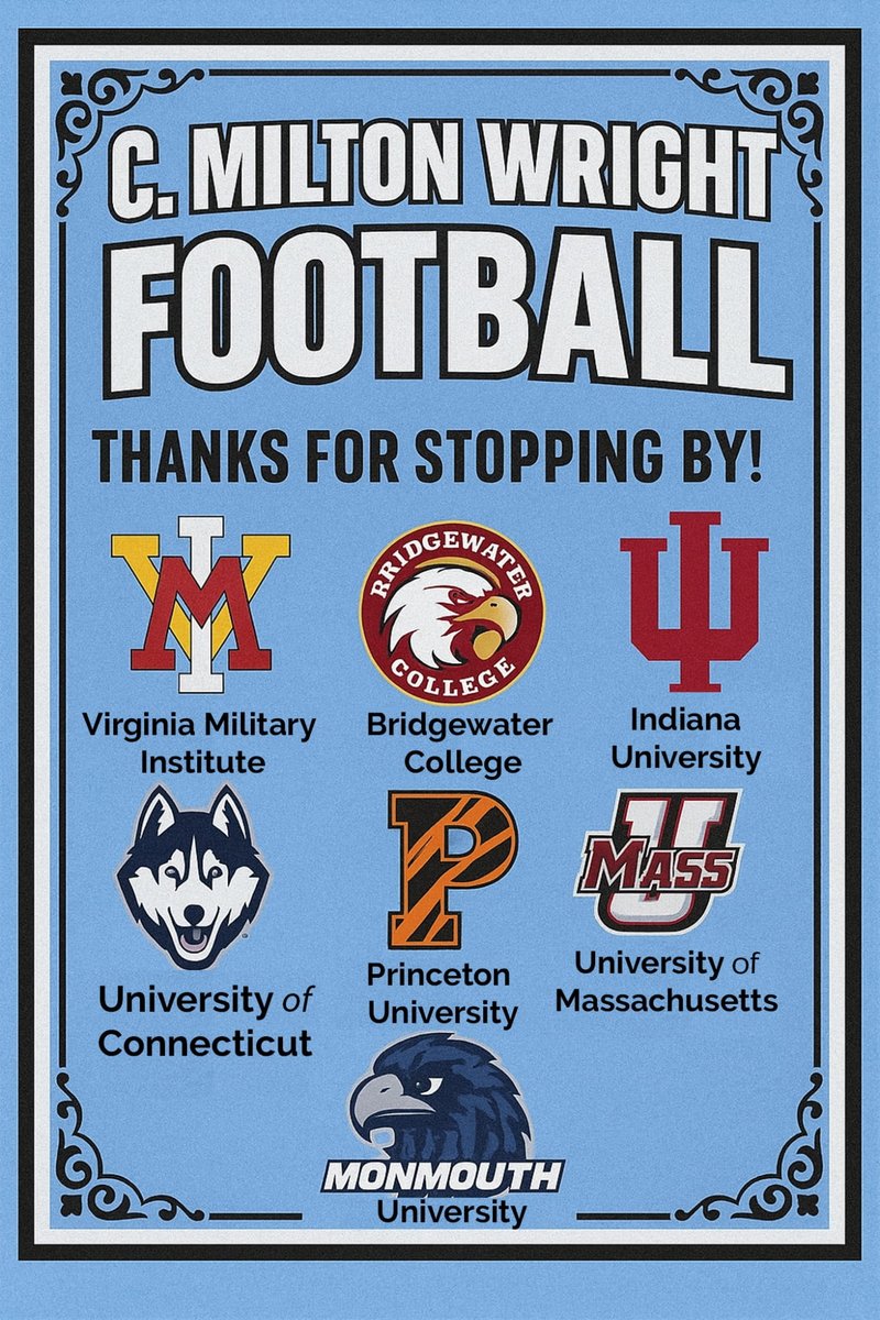 Another week here at CMW, and more college interest in our guys! Excited for our guys, and we appreciate these colleges and universities taking an interest.
#thewrightway