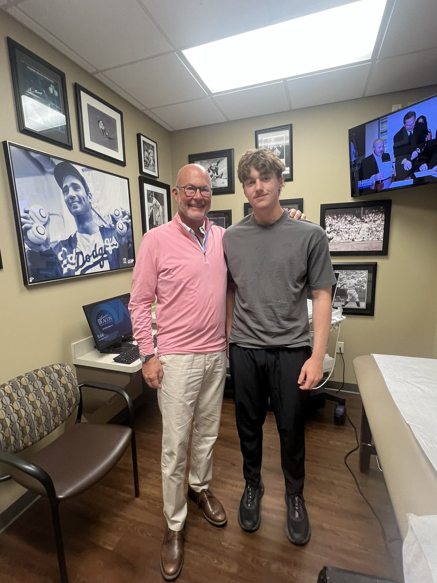 Big milestone today- cleared to start pitching from the mound!  Grateful to Dr Kremchek, his staff, and my PT Matt Bashore for being an incredible team through my recovery. Should be game-ready by August.  Can’t wait to get back on the hill!