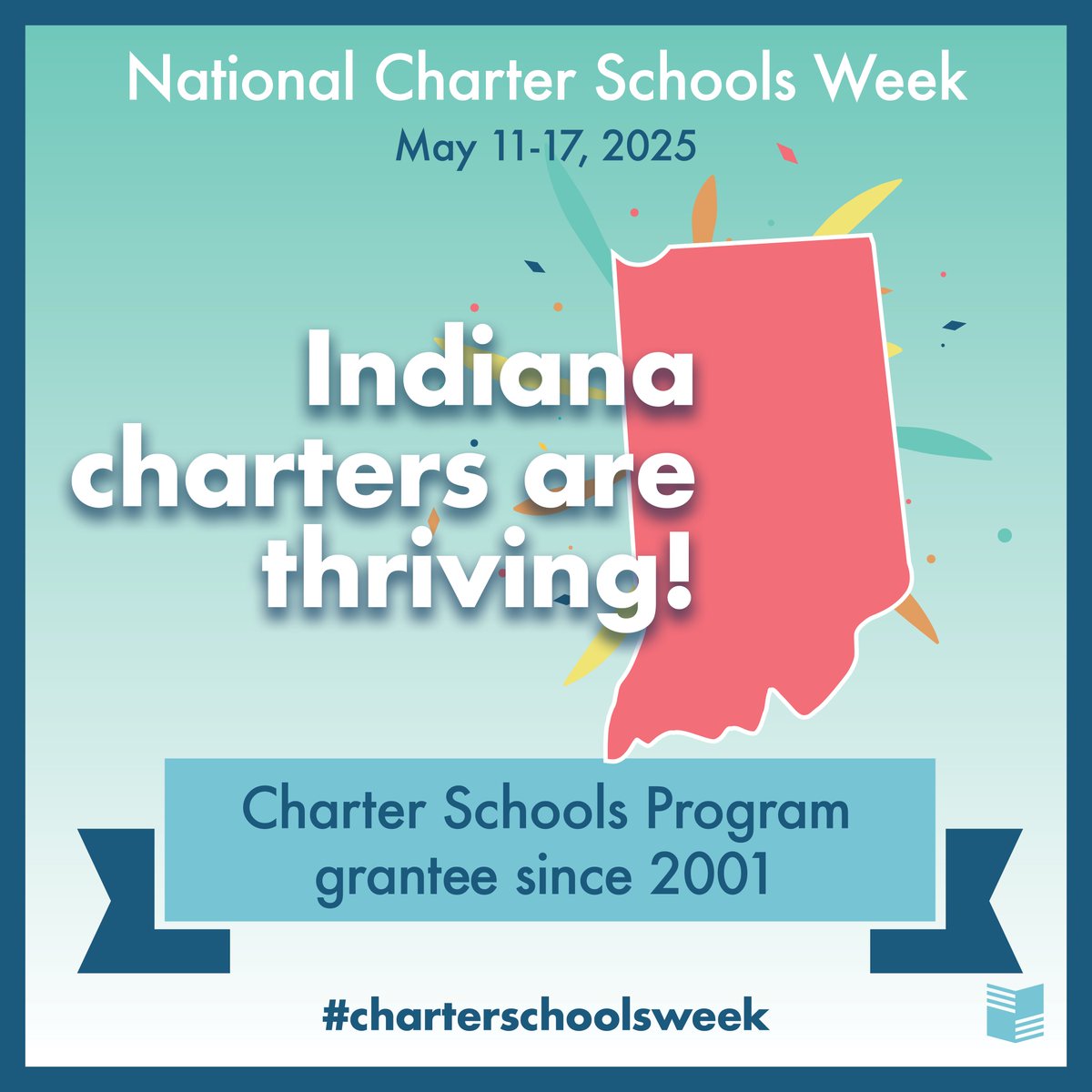Happy National #CharterSchoolsWeek! For 3 decades, the Charter Schools Program has expanded high-quality public education options for families. Here's to 30 years of impact. 🎉
Interested to learn more? Visit:  publiccharters.org/celebrate-ncsw/ 

#charterschoolsweek