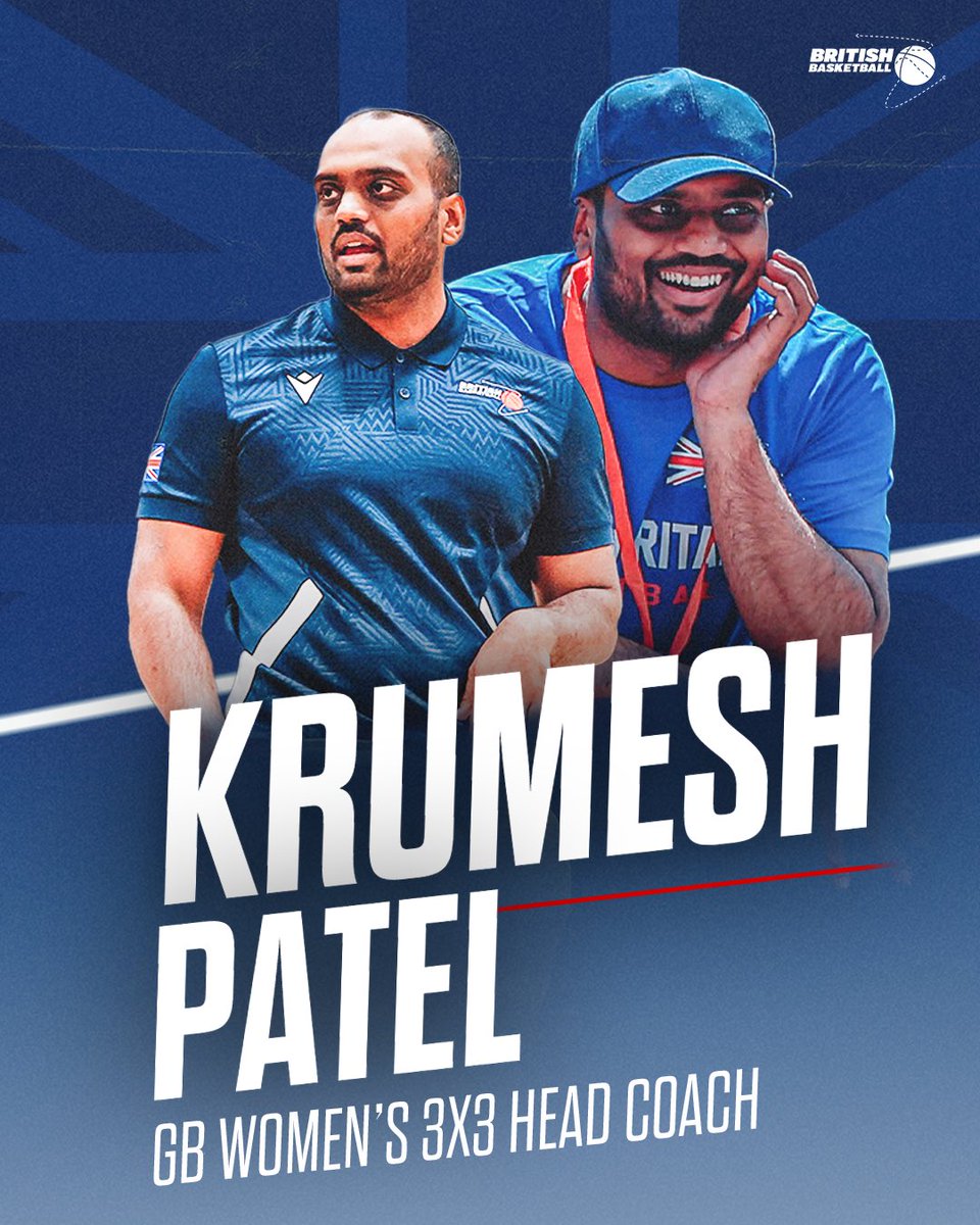 British Basketball appoints 3x3 Head Coaches Afiz Olaniyan and Krumesh Patel as part of key programme developments 🇬🇧

Read more on the GB Basketball website 👉 gb.basketball/news/3x3-women…

#GBbasketball | #FIBA3X3