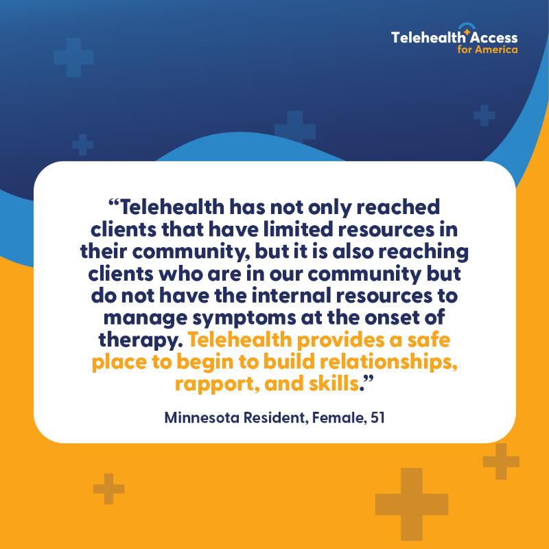TAforAmerica's tweet photo. #Telehealth flexibilities have resulted in increased health care access, lower costs, better outcomes, and more choice for patients. 

See what patients and health care providers are saying about the critical value of telehealth: