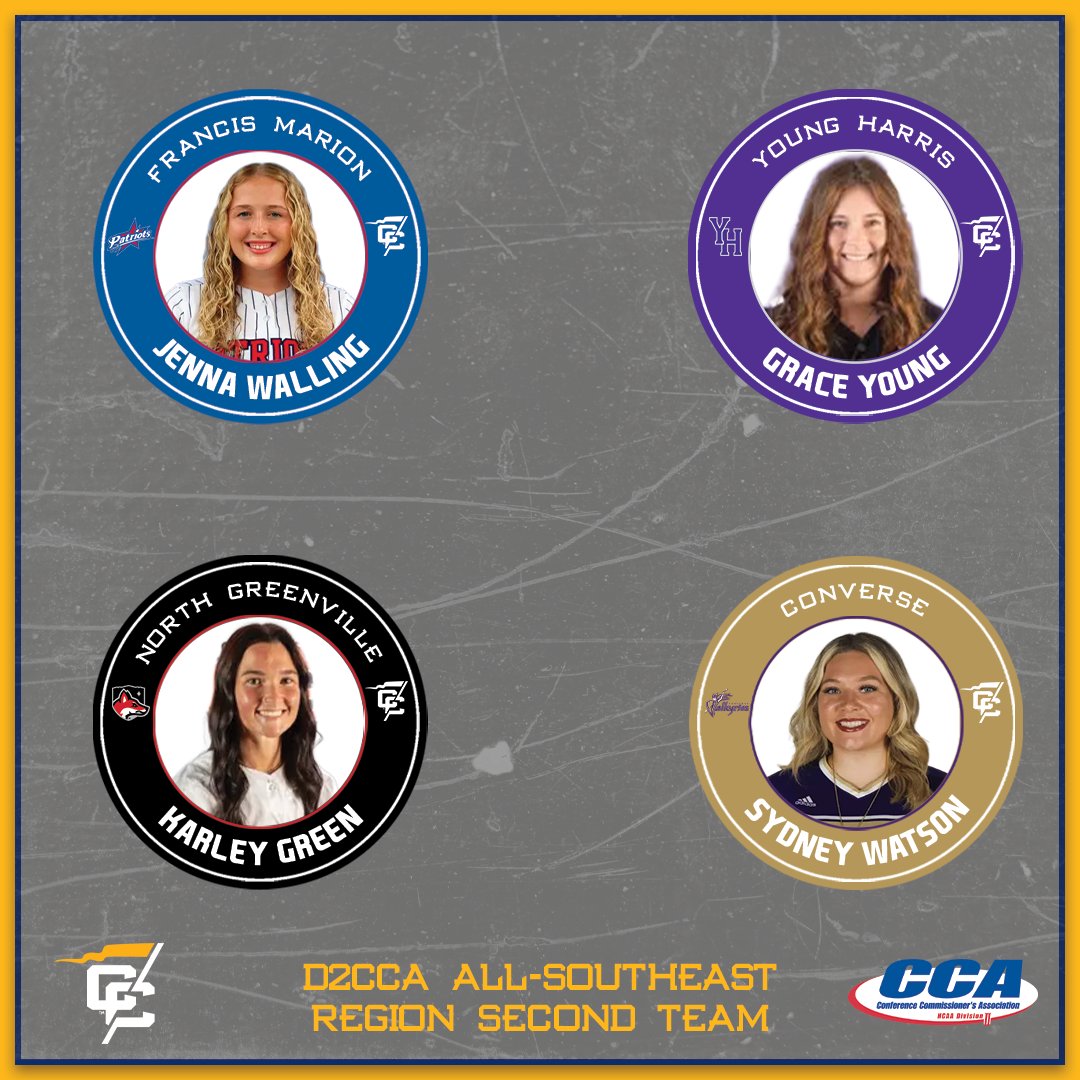 The D2CCA announced their softball all-region awards and eight Conference Carolinas players were recognized!

🔗: bit.ly/4j2FASu

#LeadingTheWay