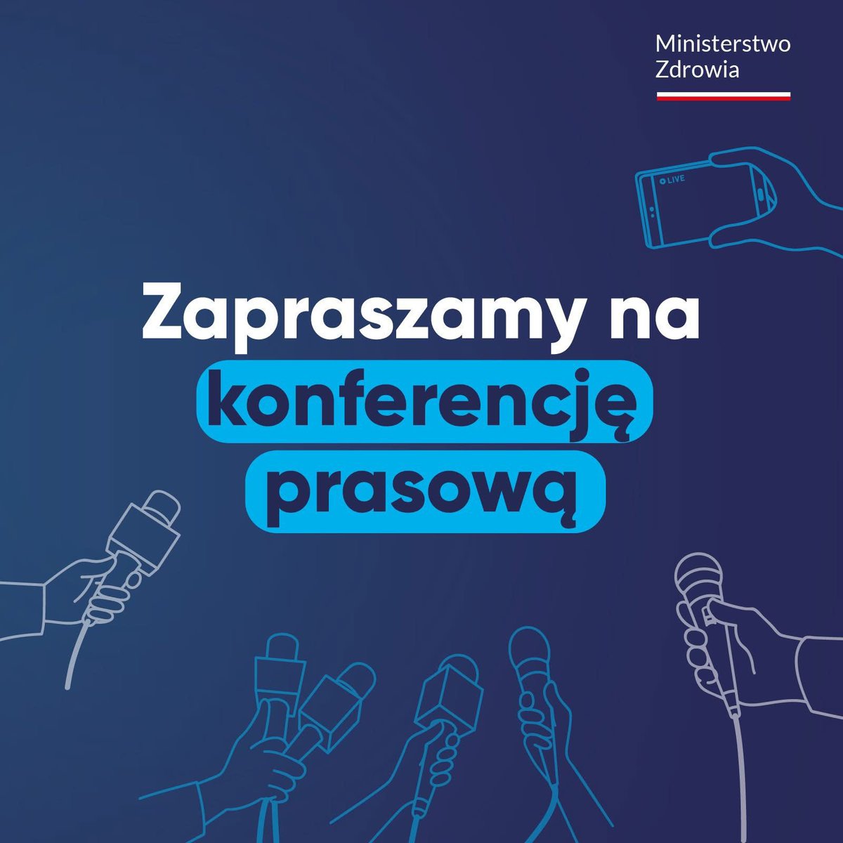 Ministerstwo Zdrowia (@mz_gov_pl) on Twitter photo 📣 | Zapowiedź | Konferencja |
Zapraszamy na konferencję prasową minister zdrowia Izabeli <a href="/Leszczyna/">Iza Leszczyna✌️🇵🇱</a> dotyczącą programu Moje Zdrowie.
📆 14.05.2025 (środa)
⏰ godz. 11.00
📍 Miodowa 15
🎥 Dostępna będzie transmisja live 📣 | Zapowiedź | Konferencja |
Zapraszamy na konferencję prasową minister zdrowia Izabeli <a href="/Leszczyna/">Iza Leszczyna✌️🇵🇱</a> dotyczącą programu Moje Zdrowie.
📆 14.05.2025 (środa)
⏰ godz. 11.00
📍 Miodowa 15
🎥 Dostępna będzie transmisja live