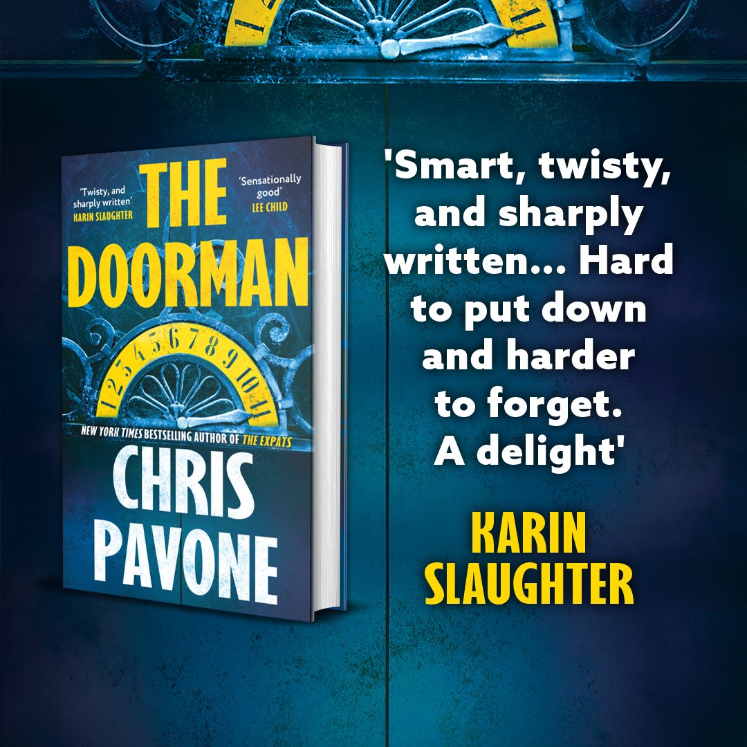 Aries Fiction (@ariesfiction) on Twitter photo 10 days until The Doorman by <a href="/CWPavone/">Chris Pavone</a> checks in to bookstores everywhere!
Pre-order your copy today! bit.ly/3RSr98m 10 days until The Doorman by <a href="/CWPavone/">Chris Pavone</a> checks in to bookstores everywhere!
Pre-order your copy today! bit.ly/3RSr98m