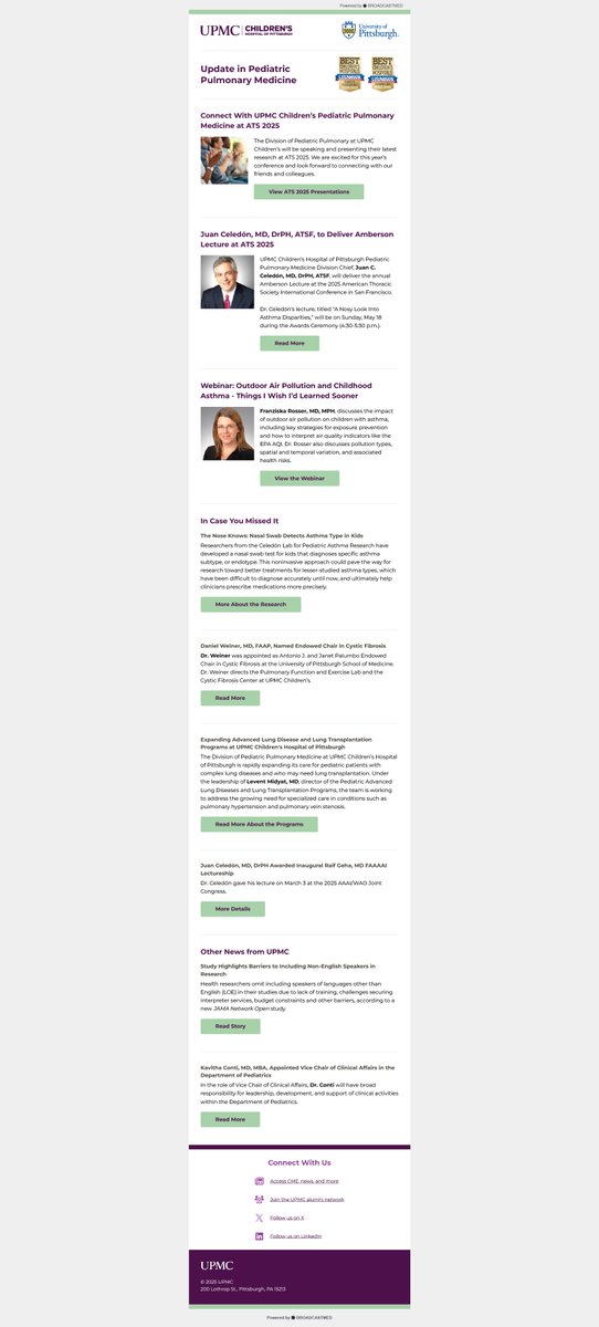 Juan C. Celedón, MD, DrPH (@juancceledonmd) on Twitter photo Looking forward to great science+ meeting old+new friends at the upcoming <a href="/atscommunity/">American Thoracic Society (ATS)</a> Intl. Conference in San Francisco, May 16-21! Our May Newsletter has updates from our Division at <a href="/ChildrensPgh/">UPMC Children's Hospital of Pittsburgh</a>+ <a href="/PittTweet/">University of Pittsburgh</a>, including #ATS2025 presentations. #Innovation #MedEd #Collegiality Looking forward to great science+ meeting old+new friends at the upcoming <a href="/atscommunity/">American Thoracic Society (ATS)</a> Intl. Conference in San Francisco, May 16-21! Our May Newsletter has updates from our Division at <a href="/ChildrensPgh/">UPMC Children's Hospital of Pittsburgh</a>+ <a href="/PittTweet/">University of Pittsburgh</a>, including #ATS2025 presentations. #Innovation #MedEd #Collegiality