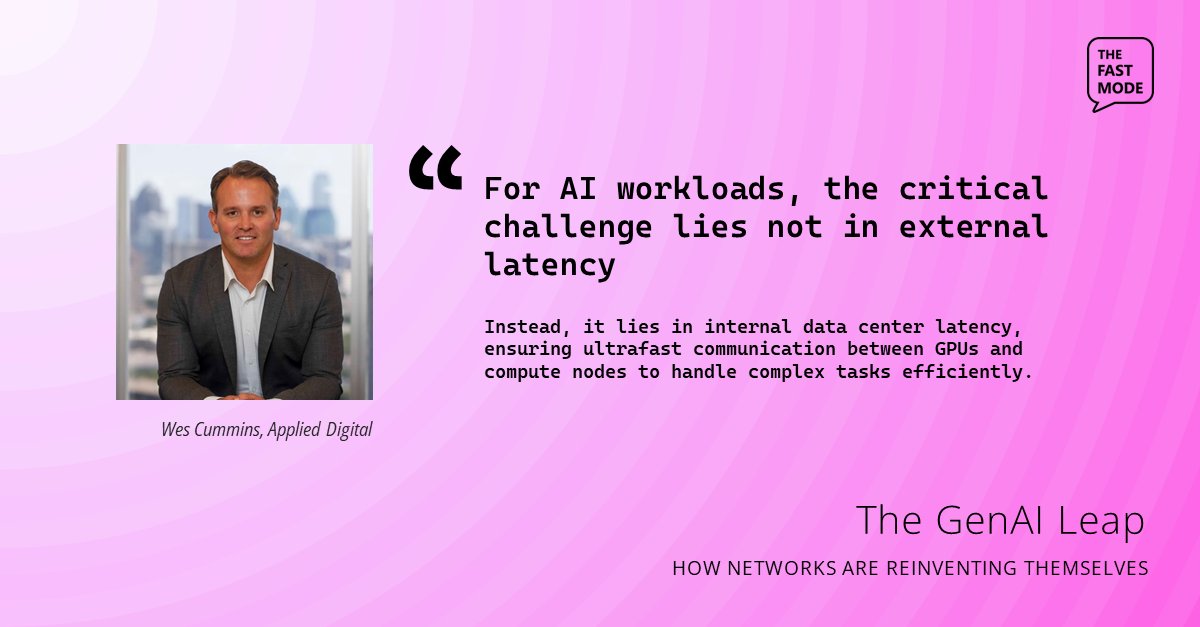 Applied Digital (@aplddigital) on Twitter photo 💡 Applied Digital is featured in <a href="/TheFastMode/">The Fast Mode</a>’s eBook The GenAI Leap — with 75 leaders sharing how AI is reinventing networks. From performance to security, the future is here.
📖 Read our POV → bit.ly/GenAILeap
#APLD #GenAI #AI #TechTrends2025 #LeadershipApplied 💡 Applied Digital is featured in <a href="/TheFastMode/">The Fast Mode</a>’s eBook The GenAI Leap — with 75 leaders sharing how AI is reinventing networks. From performance to security, the future is here.
📖 Read our POV → bit.ly/GenAILeap
#APLD #GenAI #AI #TechTrends2025 #LeadershipApplied