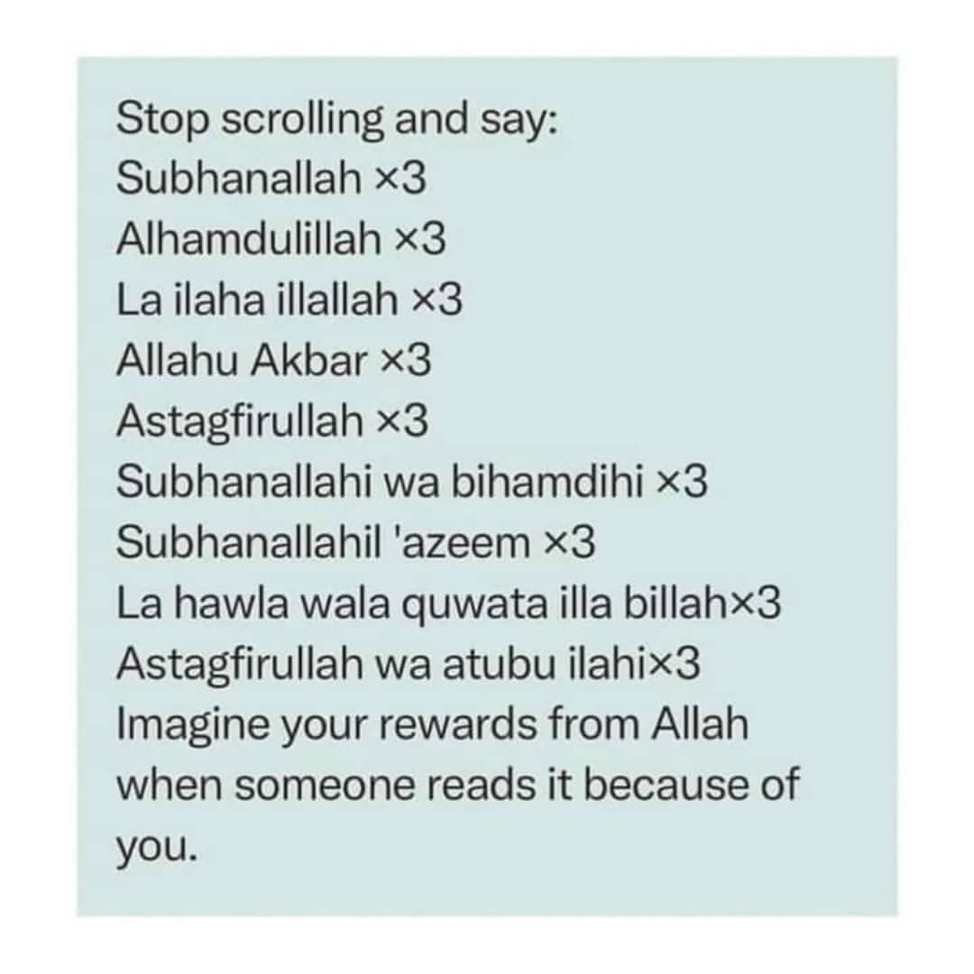 Stop scrolling and say...