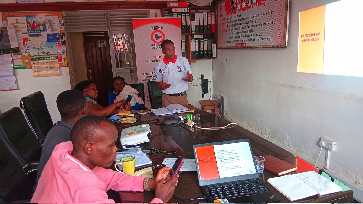 kickuorg's tweet image. It was a powerful session today @kickuorg! Staff dived into #SmartphoneContentCreation &amp;amp; #MessageDevelopment during a training by our communications officer, @Gra1Gracious.“The best Camera is the one you have with you,” he said, reminding us that impact starts with small tools.