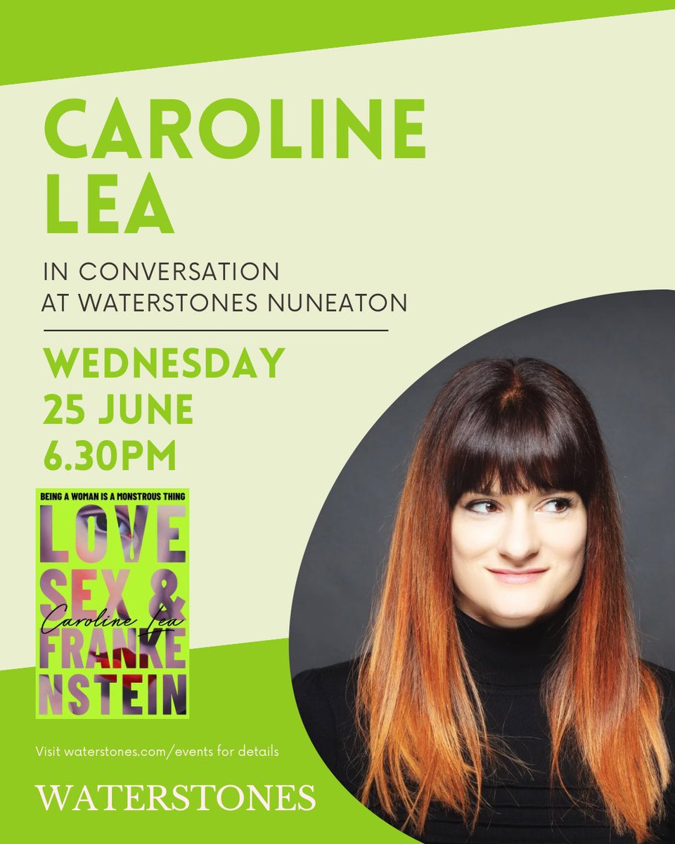 Waterstones Nuneaton (@waterstones_nun) on Twitter photo We can't wait to welcome <a href="/CarolineleaLea/">📚💚Caroline Lea🧟♀️✍️</a> in store next month to celebrate her brand new book! Tickets are available here: waterstones.com/events/an-even… We can't wait to welcome <a href="/CarolineleaLea/">📚💚Caroline Lea🧟♀️✍️</a> in store next month to celebrate her brand new book! Tickets are available here: waterstones.com/events/an-even…