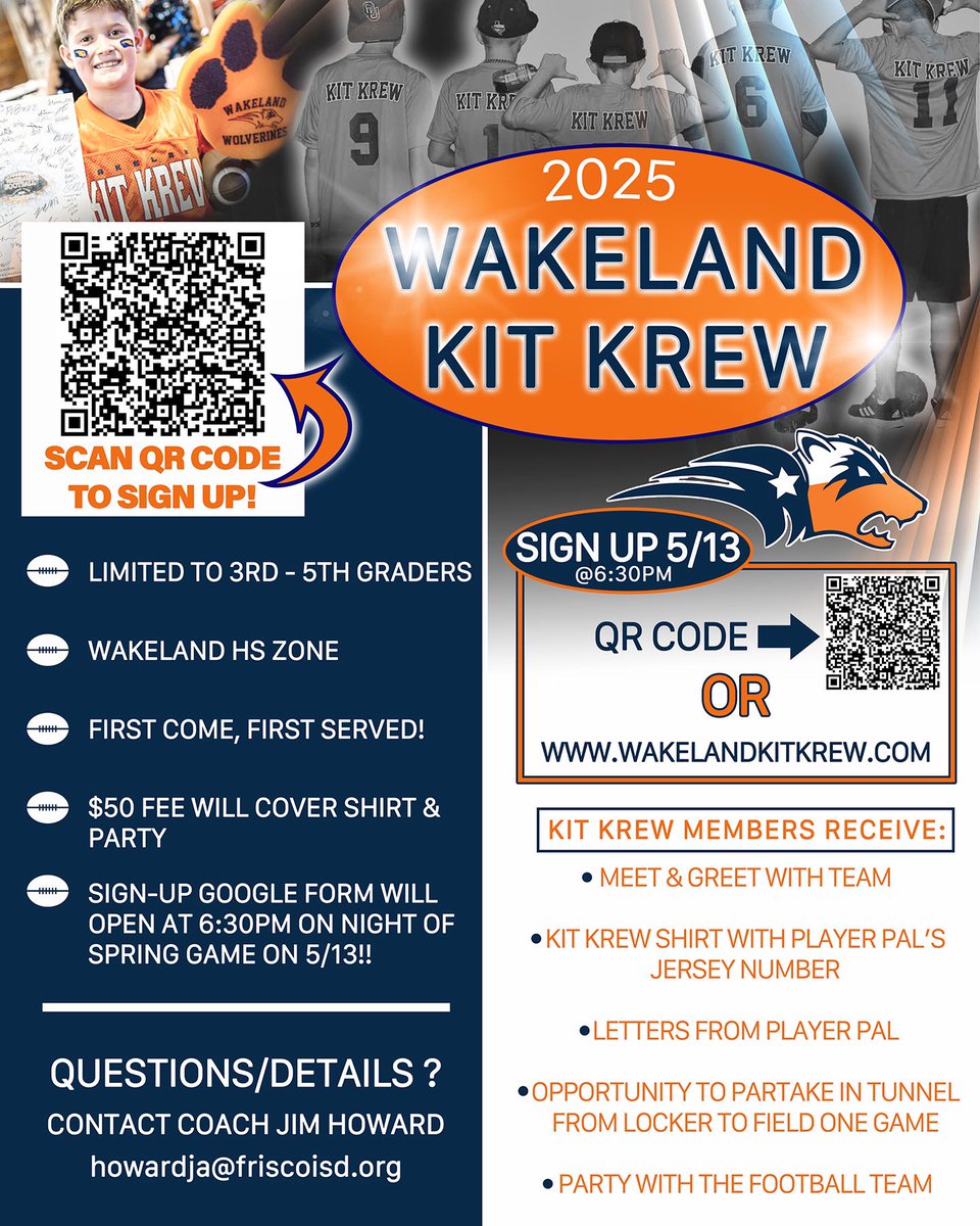 Wakeland Wolverine Football (@wakelandftball) on Twitter photo Hope to see everyone at our Spring Fling tomorrow night at Wakeland starting at 5:30!๐๐๐
Kit Krew sign up link goes live at 6:30!! #WeOverMe
<a href="/PinkElementary/">Pink Elementary</a>
<a href="/CarrollFISD/">Carroll Elementary</a>
<a href="/CorbellElem/">Corbell Elementary</a>
<a href="/FisherElem/">Fisher Elementary</a>
<a href="/PurefoyElem/">Purefoy Elementary</a>
<a href="/VaughnElemFISD/">Vaughn Elementary</a> Hope to see everyone at our Spring Fling tomorrow night at Wakeland starting at 5:30!๐๐๐
Kit Krew sign up link goes live at 6:30!! #WeOverMe
<a href="/PinkElementary/">Pink Elementary</a>
<a href="/CarrollFISD/">Carroll Elementary</a>
<a href="/CorbellElem/">Corbell Elementary</a>
<a href="/FisherElem/">Fisher Elementary</a>
<a href="/PurefoyElem/">Purefoy Elementary</a>
<a href="/VaughnElemFISD/">Vaughn Elementary</a>
