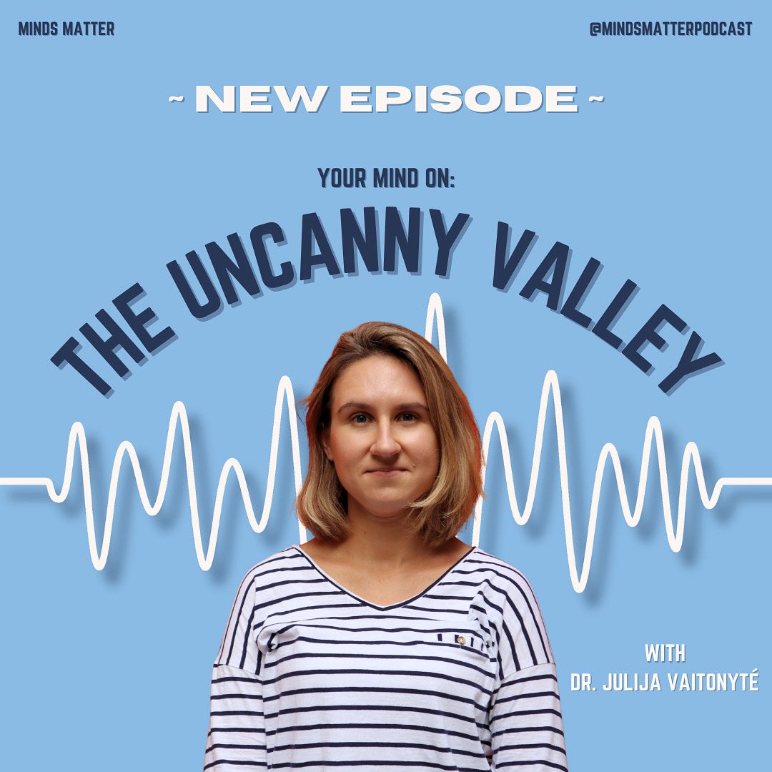 New Episode!!

Have you ever seen a robot that looks almost human, but something feels a bit off? Dr. <a href="/JulijaVaitonyte/">Julija Vaitonytė</a> joins us to discuss her research on this phenomenon of the uncanny valley and explain why this eerie feeling is provoked. Links in 🧵!!