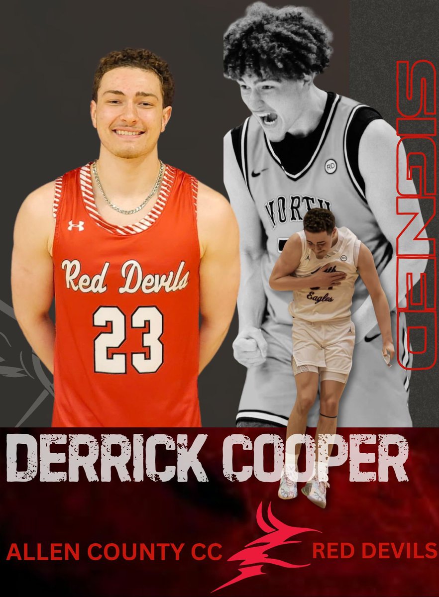 Congratulations <a href="/d_coop13/">Derrick Cooper</a>....Time to go put that work in! 🏀👹❤️🖤🤍 #JUCOPRODUCT #SIGNED #SUMMERWORK