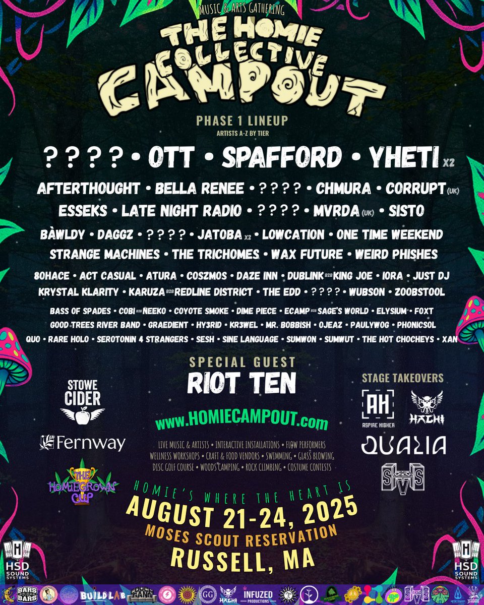 AYOO EAST COAST FAM!!!! I’m hyped to announce I’m headlining the dnb stage at <a href="/homiecampout/">THE HOMiE COLLECTIVE CAMPOUT</a> festival this year 😍 

𝖍𝖔𝖒𝖎𝖊’𝖘 𝖜𝖍𝖊𝖗𝖊 𝖙𝖍𝖊 𝖍𝖊𝖆𝖗𝖙 𝖎𝖘
