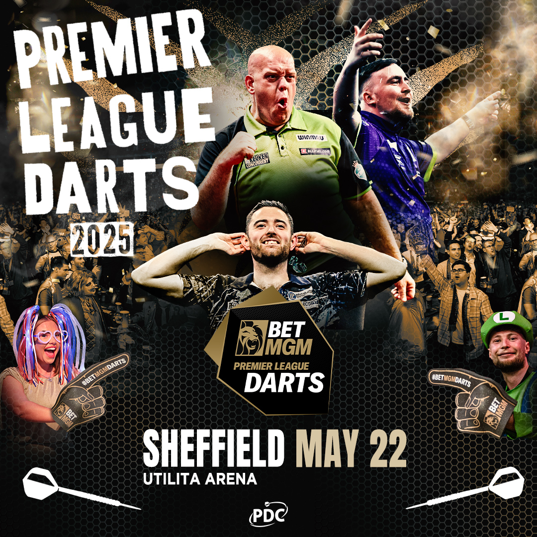 ⭐ Missed out on Darts tickets? Here's your chance 🎯 We've added a limited number of Shared Suite Experience tickets for our sold out Premier League Darts show next week right here in Sheffield!

Be quick, this is your last chance!🙋 

🎫 spr.ly/6018NrdPa