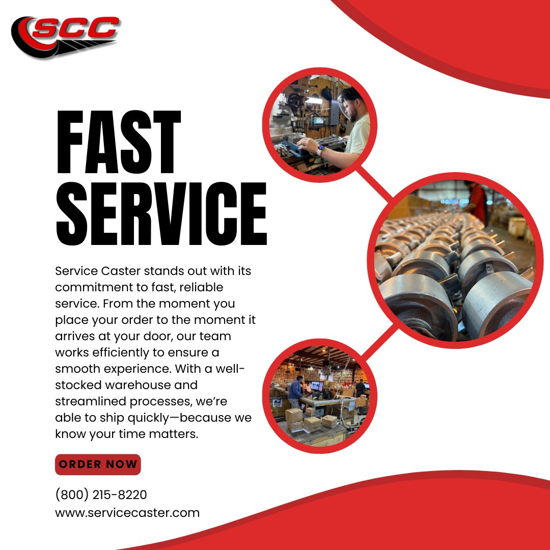 SERVICECASTER's tweet image. Speed meets quality at Service Caster! ⚡ Fast service to keep you moving. #SwiftSolutions #ServiceCaster