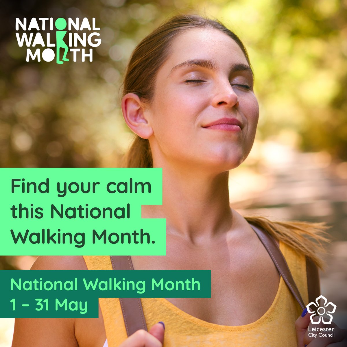 ‍This #NationalWalkingMonth and #MentalHealthAwarenessWeek, take small steps to find your calm! Walking can give you the time you need to reset, unwind, and feel happier. 

Need some inspiration? Head over to Choose How You Move: bit.ly/3GwE7WY