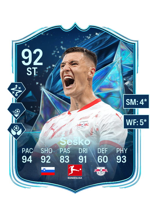 FutSheriff's tweet photo. 🚨6 PM Content

- 81+ 1 of 4 Player Pick
- Šeško
- Premium BL &amp; GPFBL Upgrade
- New EVO

#FC25 https://t.co/D4SWA2fzYU