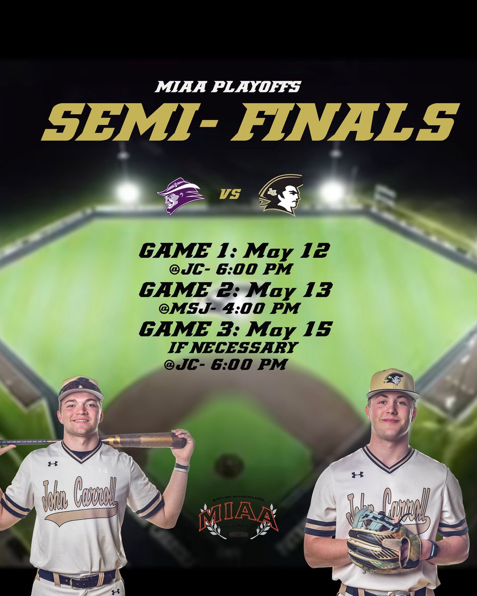 Schedule for the Semifinals! Stay tuned for any weather related changes!