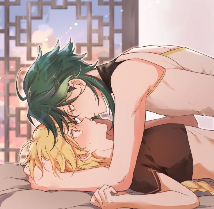 xiaoaether90's tweet image. #XiaoAether #GenshinImpact #genshintwt #Genshin_Impact #bl #blcouple #yaoi