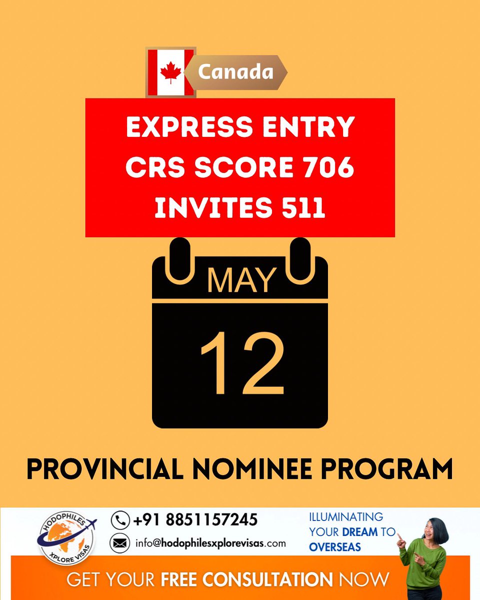 Xplorevisas's tweet image. Apply your Provincial Nomination now by starting your PR application!!

Contact us:
📞 +91 8851157245
📧 info@hodophilesxplorevisas.com

#pnpprogram #canadadraw #canadapr #expressentrydraw