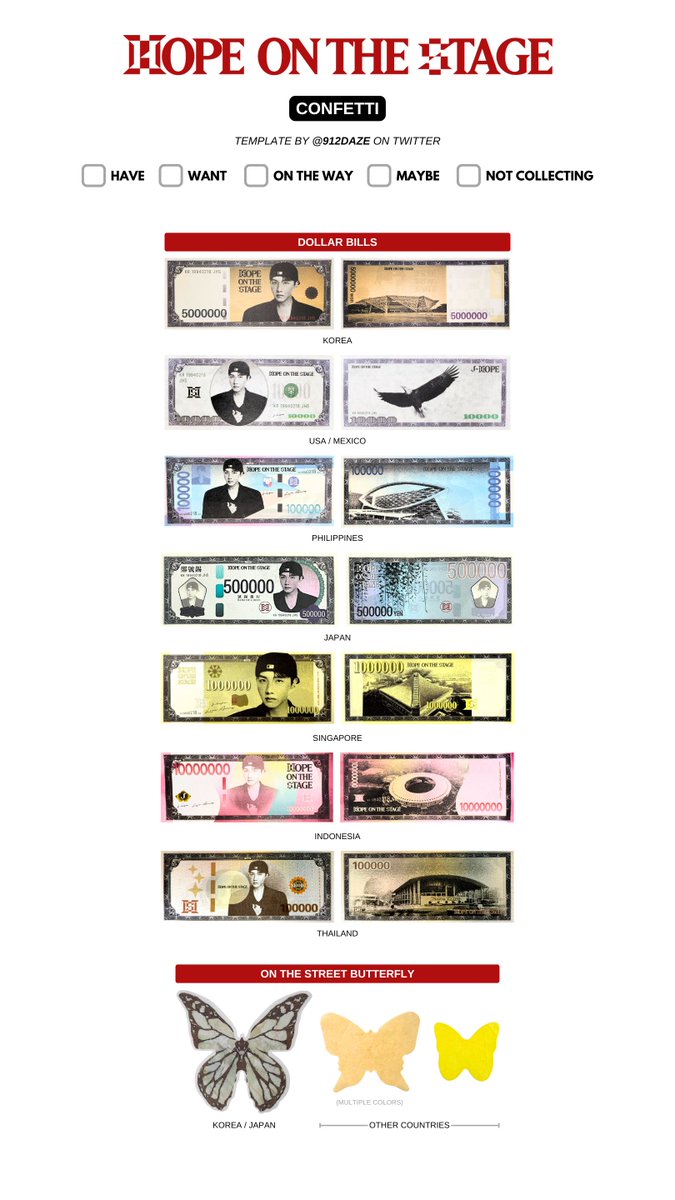 I put all the Hobi money confetti scans inside this Google Drive