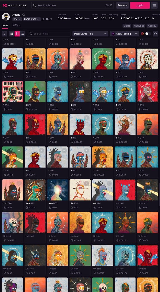 Ordinals are alive once again.

Aeons supercyle is imminent.

Art on Bitcoin is not a facade. It is real. It is coming!

Are you ready?

Higher?