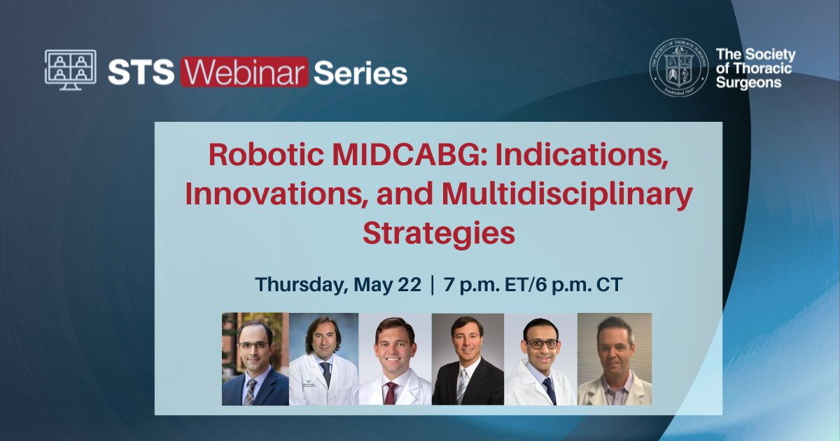 Join an expert panel for a discussion on robotic CABG, hybrid revascularization, and what it takes to launch a hybrid program. Discover where these innovations stand in today’s treatments for coronary artery disease. It's free to register! ow.ly/p3fg50VOH5M
