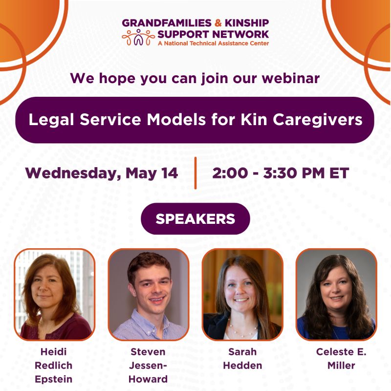 💡Are you looking to help the kin caregivers you serve access legal supports? Learn replicable ideas and strategies to provide supportive legal assistance to kinship families in your community. 

💻Free to register: gksnetwork.org/events/legal-s…

#KinshipCare #Grandfamilies