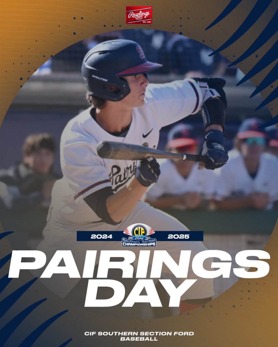 Here are your matchups for the 2025 CIF Southern Section-Ford Baseball Pairings ⚾️🚨
cifss.org/news/cif-south…