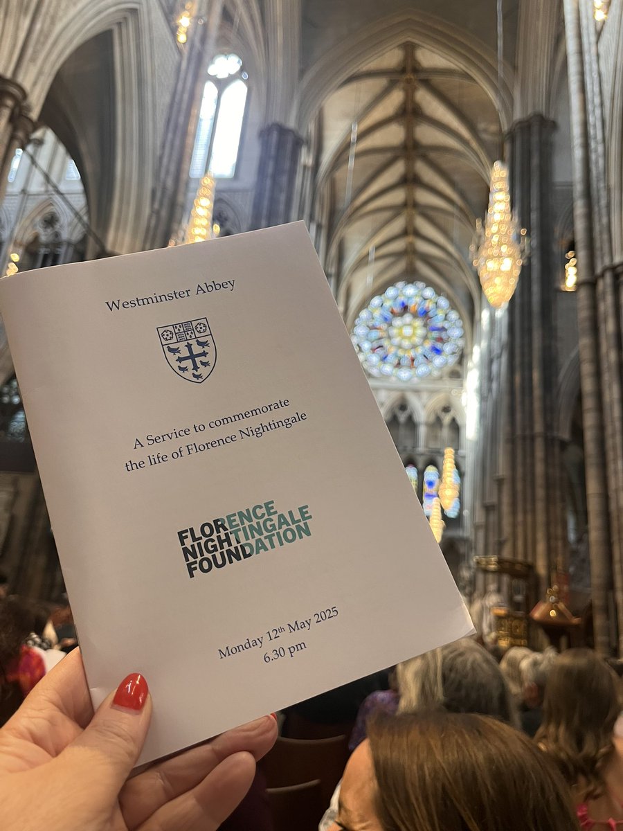Celebrating our wonderful profession and the life of Florence Nightingale. Proud to be a nurse #41 years and delighted to be invited to the Florence Nightingale Foundation Commemorative Service again. Happy International Nurses Day to friends and colleagues. #TeamFNF #IND2025