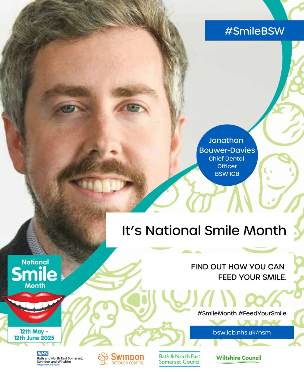 NHSBSWICB (@nhsbswicb) on Twitter photo It's #NationalSmileMonth! 😄
Over the next four weeks, we will be encouraging you to feed your smile through the adoption of healthy habits and a positive brushing routine.
Find out more - bsw.icb.nhs.uk/nsm/
#SmileBSW <a href="/smilemonth/">National Smile Month</a> It's #NationalSmileMonth! 😄
Over the next four weeks, we will be encouraging you to feed your smile through the adoption of healthy habits and a positive brushing routine.
Find out more - bsw.icb.nhs.uk/nsm/
#SmileBSW <a href="/smilemonth/">National Smile Month</a>