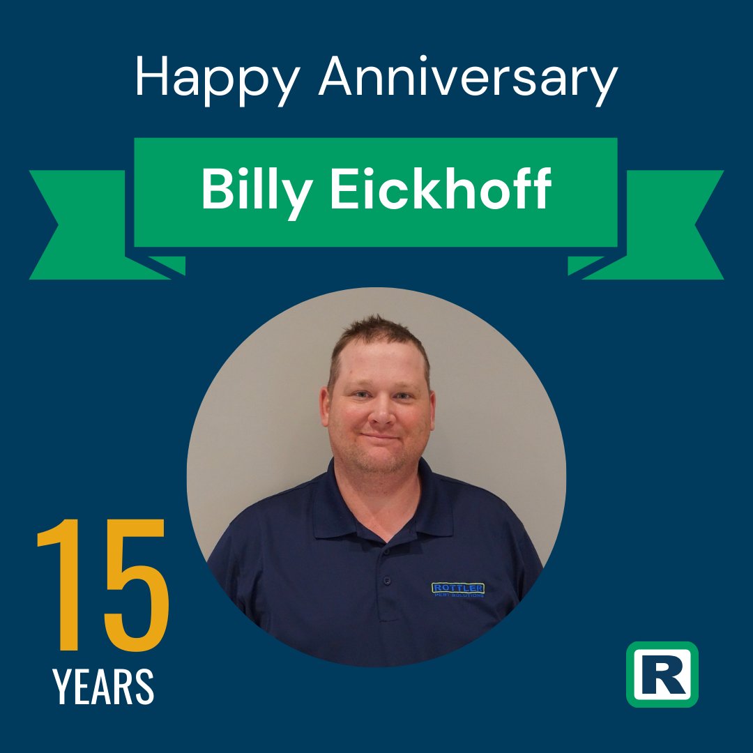 Happy 1️⃣5️⃣ year Rottler-versary, Billy! 🎉