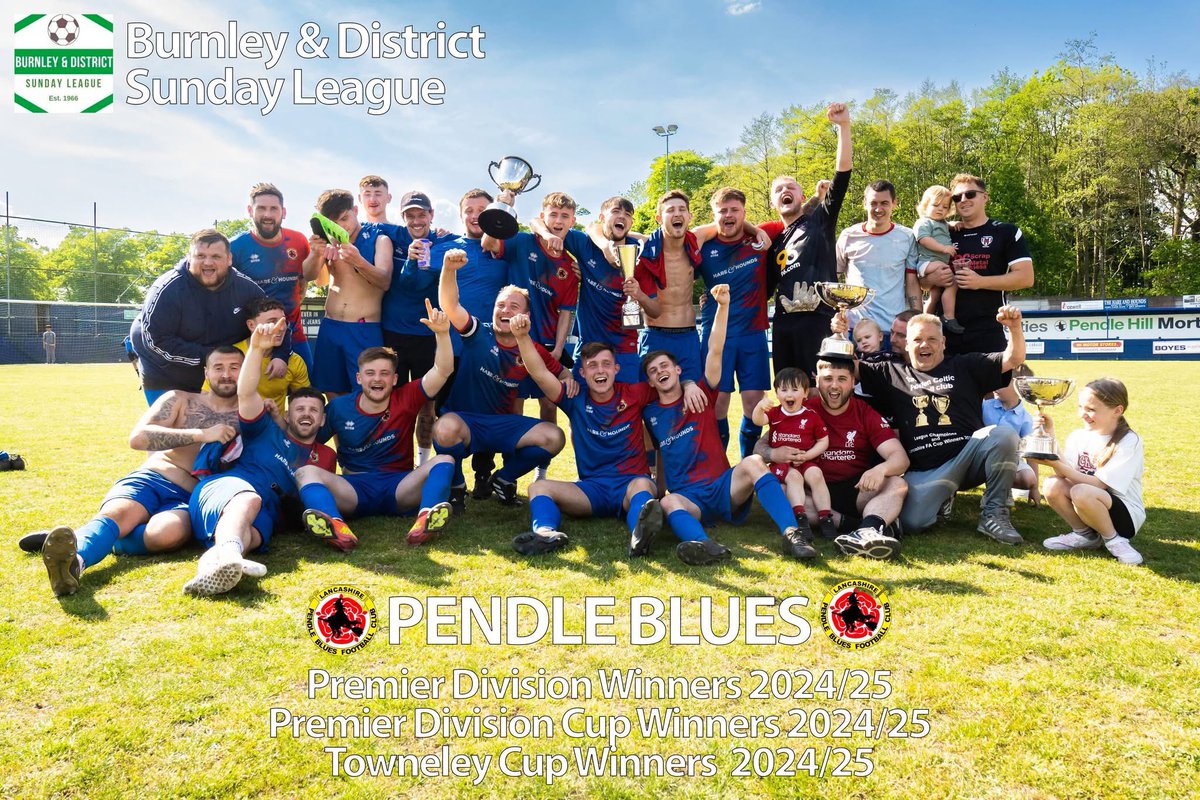 Not a half bad first season in the Burnley Sunday League. Came, Saw, Conquered.

#UTB 💙