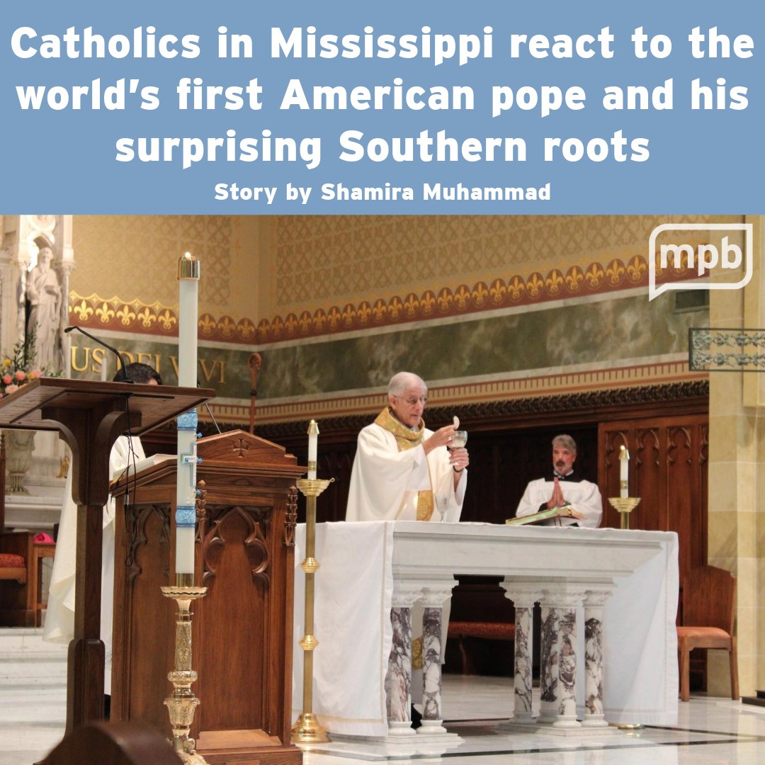 At the Cathedral of St. Peter the Apostle in Jackson, candles flicker and hymns are sung during the second mass at the cathedral held since the announcement of Pope Leo XIV as the first American leader of the Catholic Church.

During mass, cathedral rector Fr. Nick Adams shares