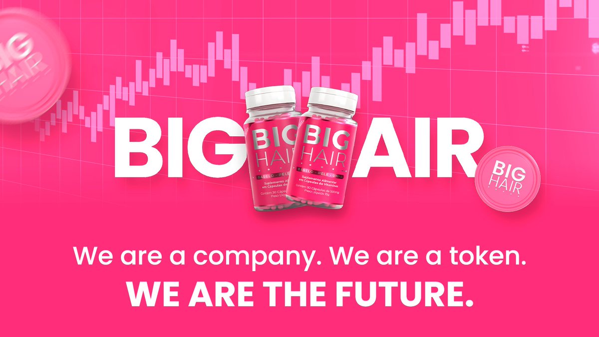 bighairtoken's tweet photo. At Big Hair, beauty is the asset.

📈 Token backed by real sales
🧴 Established brand in Brazil
🔗 Growing in the global crypto market

https://t.co/9sMezycAwx

#TokenizedBeauty #RealCrypto #RWA #BigHairToken #Web3 #Bitcoin https://t.co/cdOuRVKHHb