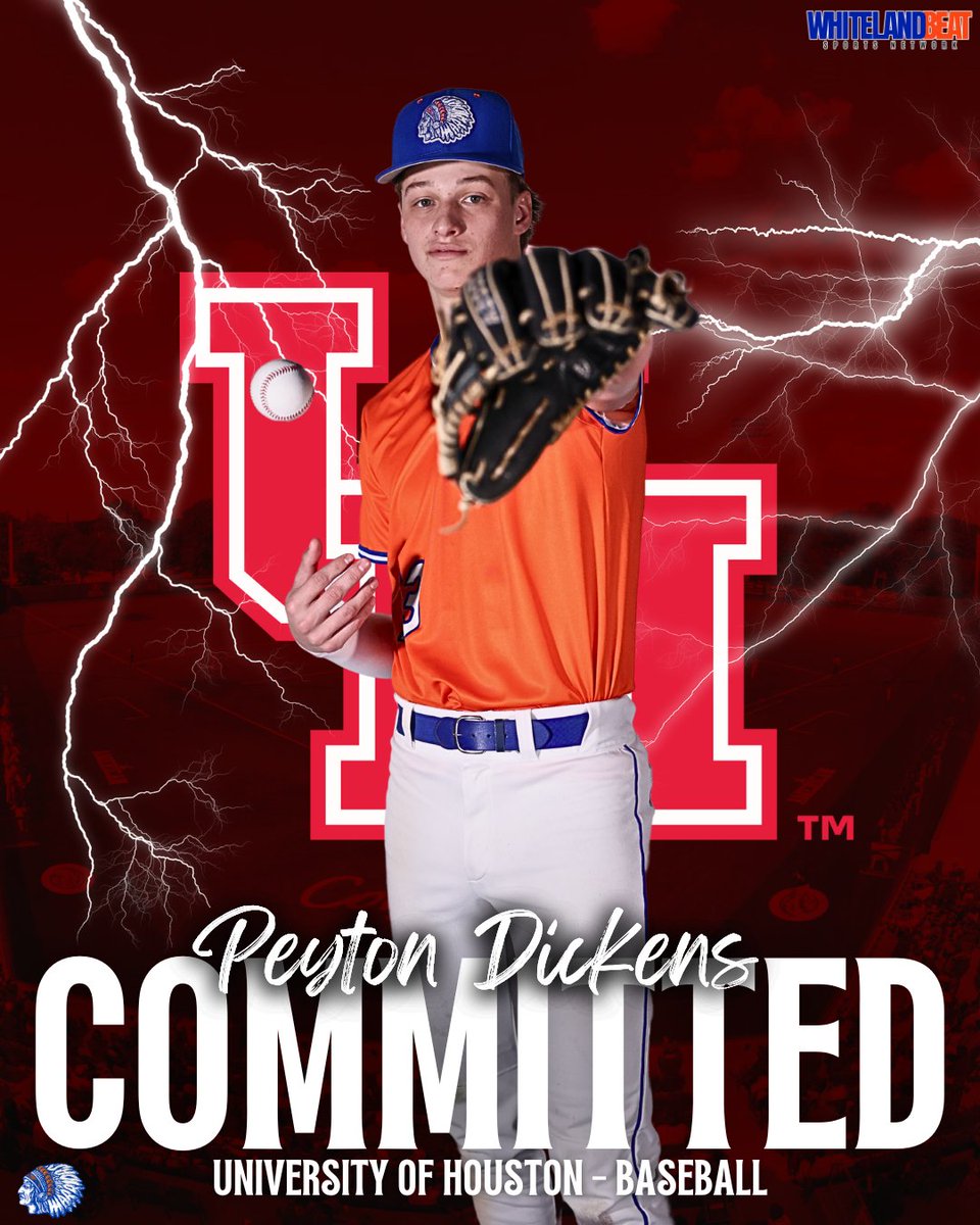Peyton Dickens is headed to Houston! The senior announced his commitment to continue his academic and baseball career with the Cougars next year!