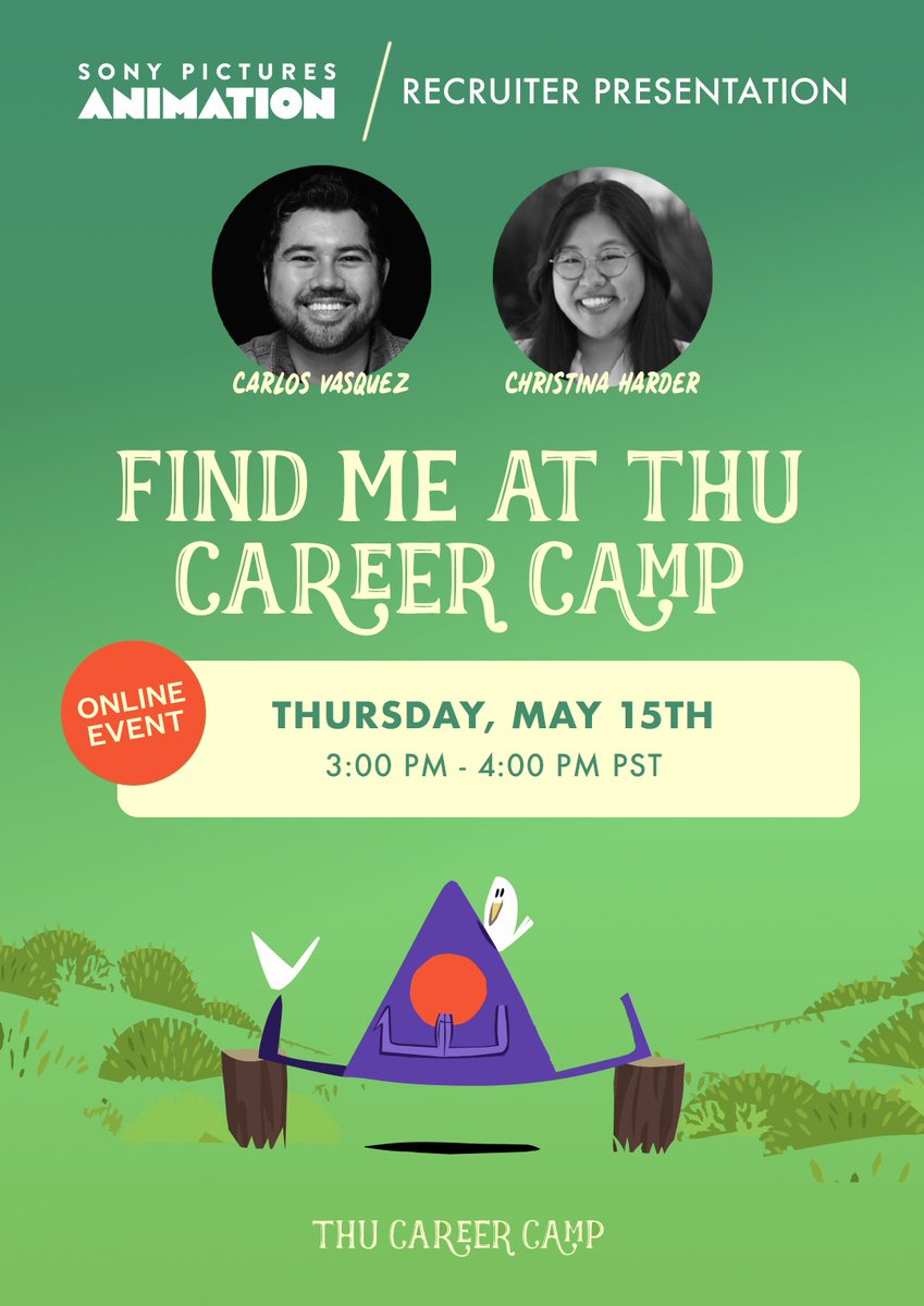 Sony Pictures Animation - Recruiting (@sonyanimrecruit) on Twitter photo Mark your calendars to join our recruiters for #THUCareerCamp on Thursday May 15th for a special virtual presentation at the event! Apply to attend for free at the <a href="/Trojan_Unicorn/">Trojan Horse was a Unicorn</a> website! Mark your calendars to join our recruiters for #THUCareerCamp on Thursday May 15th for a special virtual presentation at the event! Apply to attend for free at the <a href="/Trojan_Unicorn/">Trojan Horse was a Unicorn</a> website!