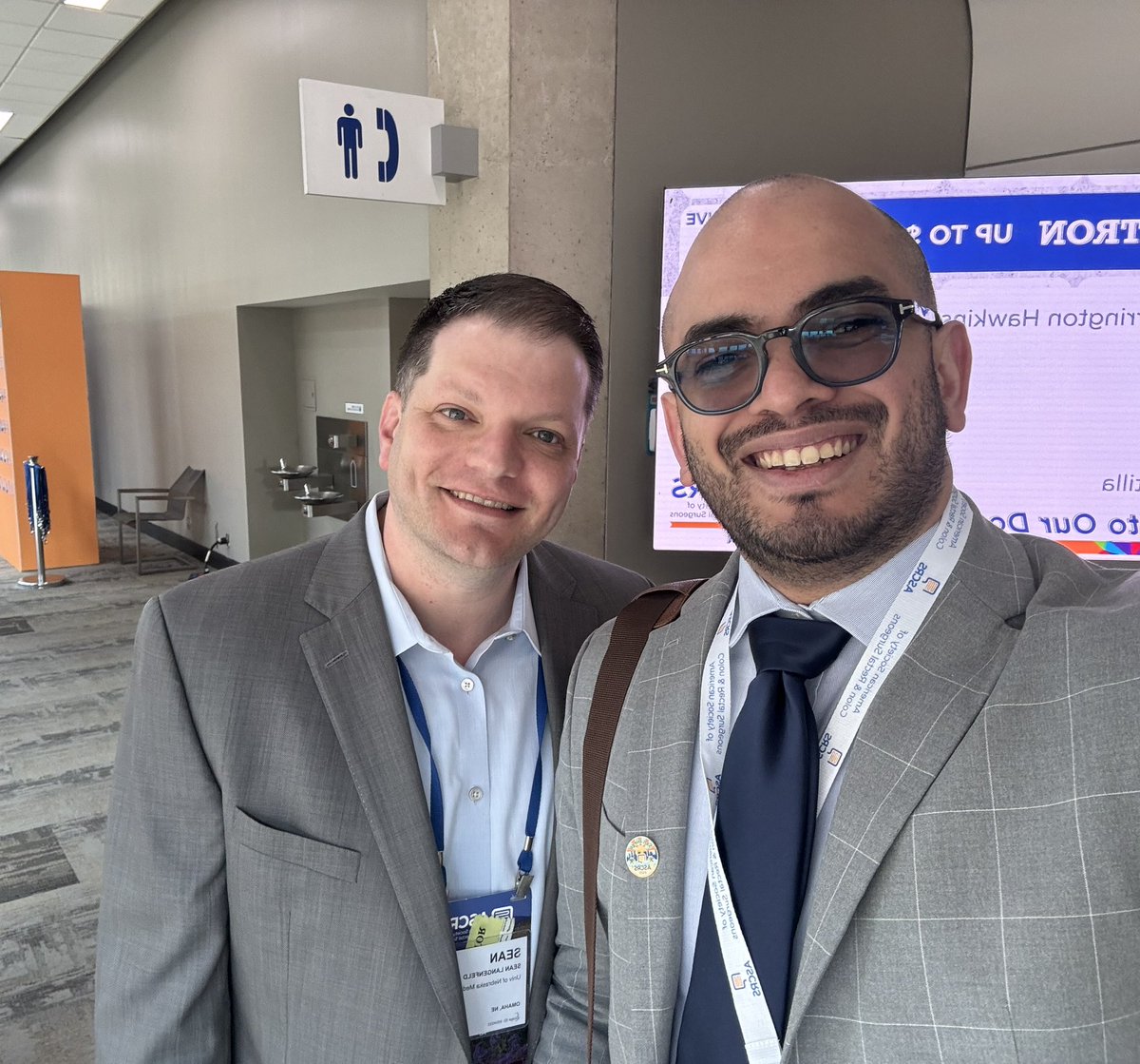 Third try is the charm!
I was finally able to meet <a href="/SeanLangenfeld/">Sean Langenfeld</a> 
Truly an honor to meet someone with such esoteric thinking in the field of colorectal 
#ASCRS2025
<a href="/ASCRS_1/">ASCRS_1</a>
