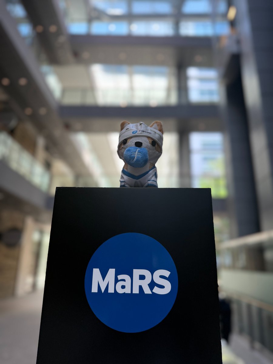 FilFoundation's tweet image. This just in: Biscuit the Corgi has landed on MaRS