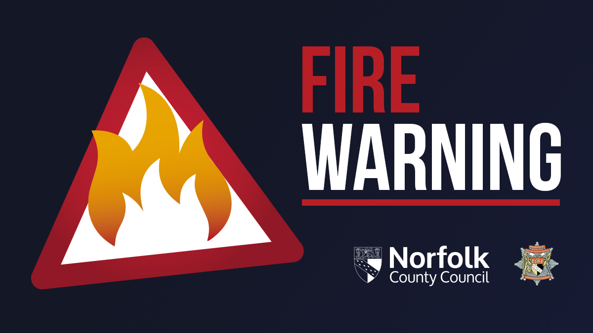 We currently have a number of appliances at a fire in Lakes End near Downham Market.

People living in the area are advised to keep their doors and windows closed until further notice.