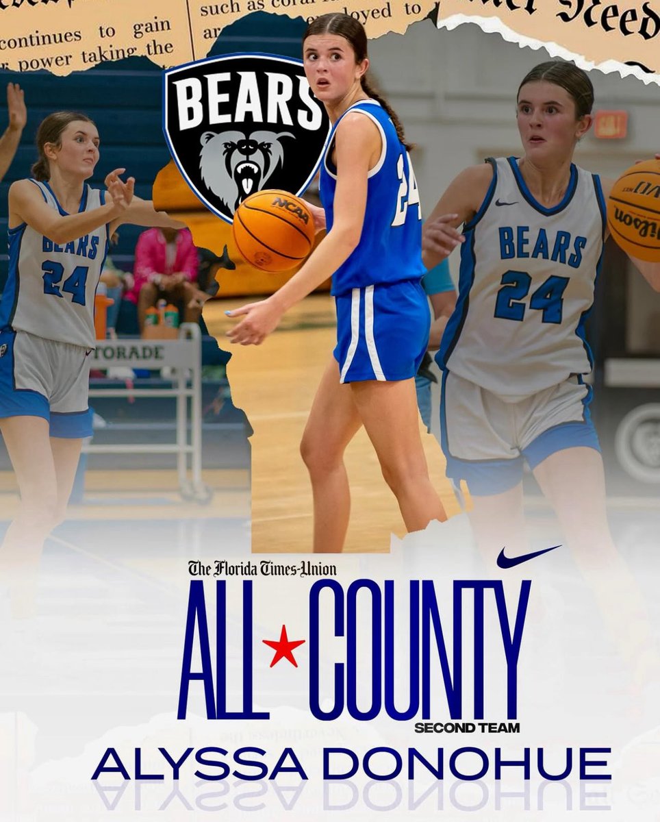 Alyssa Donohue (@alyssadonohue24) on Twitter photo Thankful to make all county 2nd team for this past season. Looking forward to my senior year!! <a href="/DuvalElite/">DuvalElite</a> <a href="/CoachODuval/">Kayla Oxenrider</a> <a href="/btgbball/">Bartram Trail Girls Basketball 🐻🏀</a> <a href="/CoachKClement/">Kirsten Clement</a> <a href="/SUTSReport/">SUTS Report</a> <a href="/PGHFlorida/">Prep Girls Hoops Florida</a> Thankful to make all county 2nd team for this past season. Looking forward to my senior year!! <a href="/DuvalElite/">DuvalElite</a> <a href="/CoachODuval/">Kayla Oxenrider</a> <a href="/btgbball/">Bartram Trail Girls Basketball 🐻🏀</a> <a href="/CoachKClement/">Kirsten Clement</a> <a href="/SUTSReport/">SUTS Report</a> <a href="/PGHFlorida/">Prep Girls Hoops Florida</a>