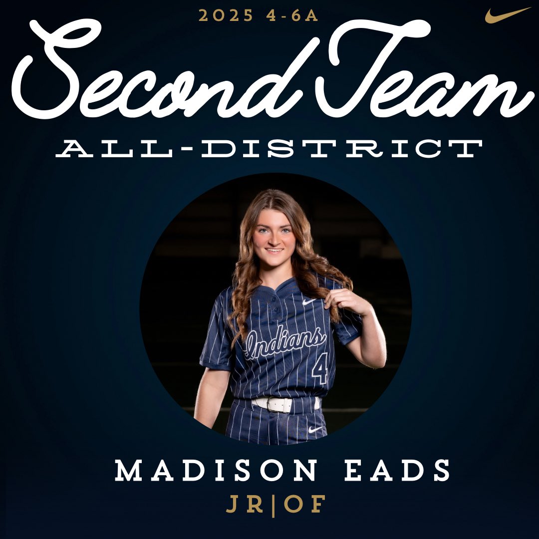 Second Team All-District!
Madison’s growth and consistency were huge for us this season. She stepped up and earned this honor! #KSB25 #AllDistrict