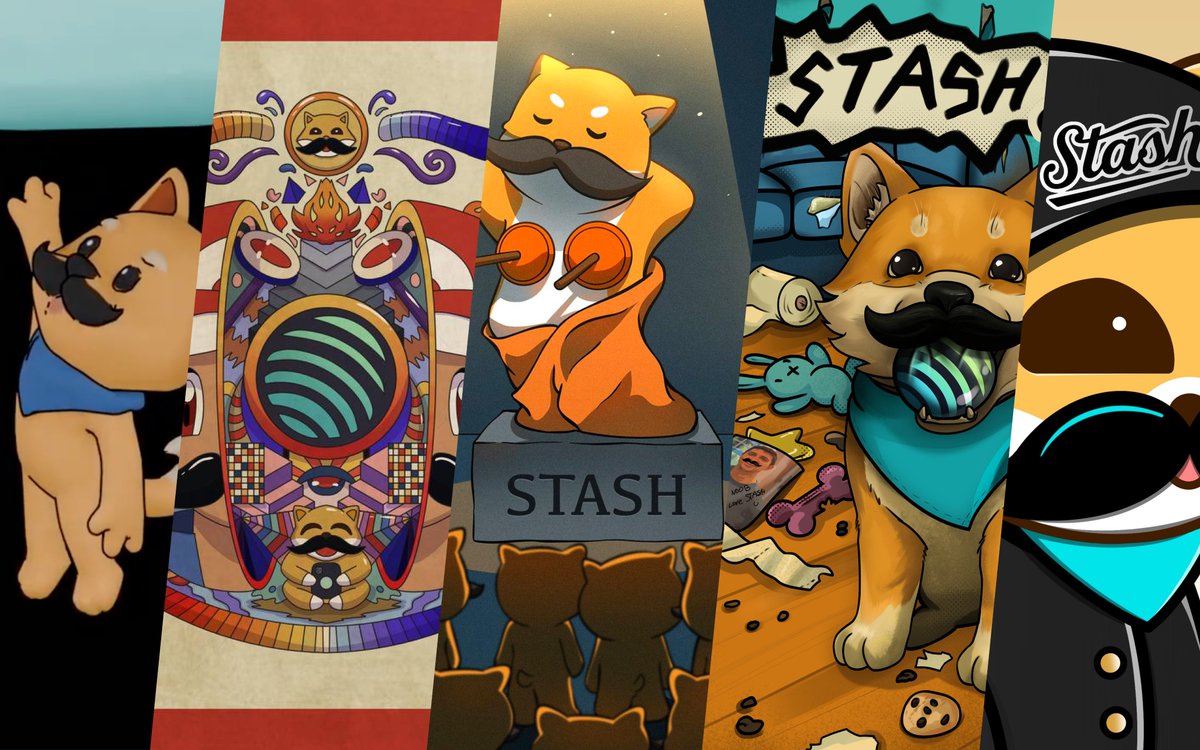 🏆 Contest winners for $STASH x <a href="/jup_enjoyoors/">Jup Enjoyoors</a>.

Hardest art contest to judge yet! An avalanche of DRiP talent with masterpieces.

The top 5 winners in this 🧵 get:
✓ Equal share of the STASH pool
✓ Featured in a video during Accelerate

#1 also gets a typewriter art collab