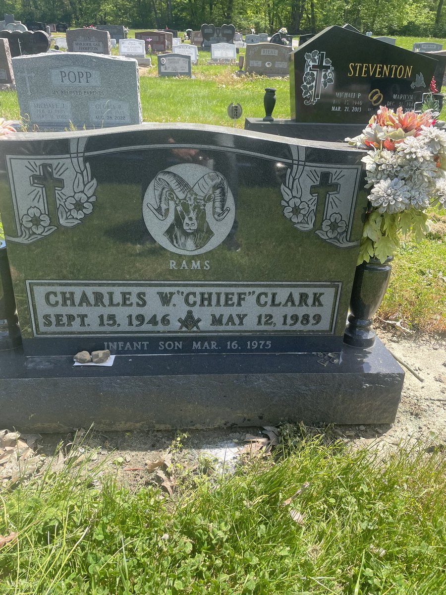 36yrs ago today, lost my Coach, Mentor and Great Friend.  Will never be forgotten!!!  # RIPCHIEF