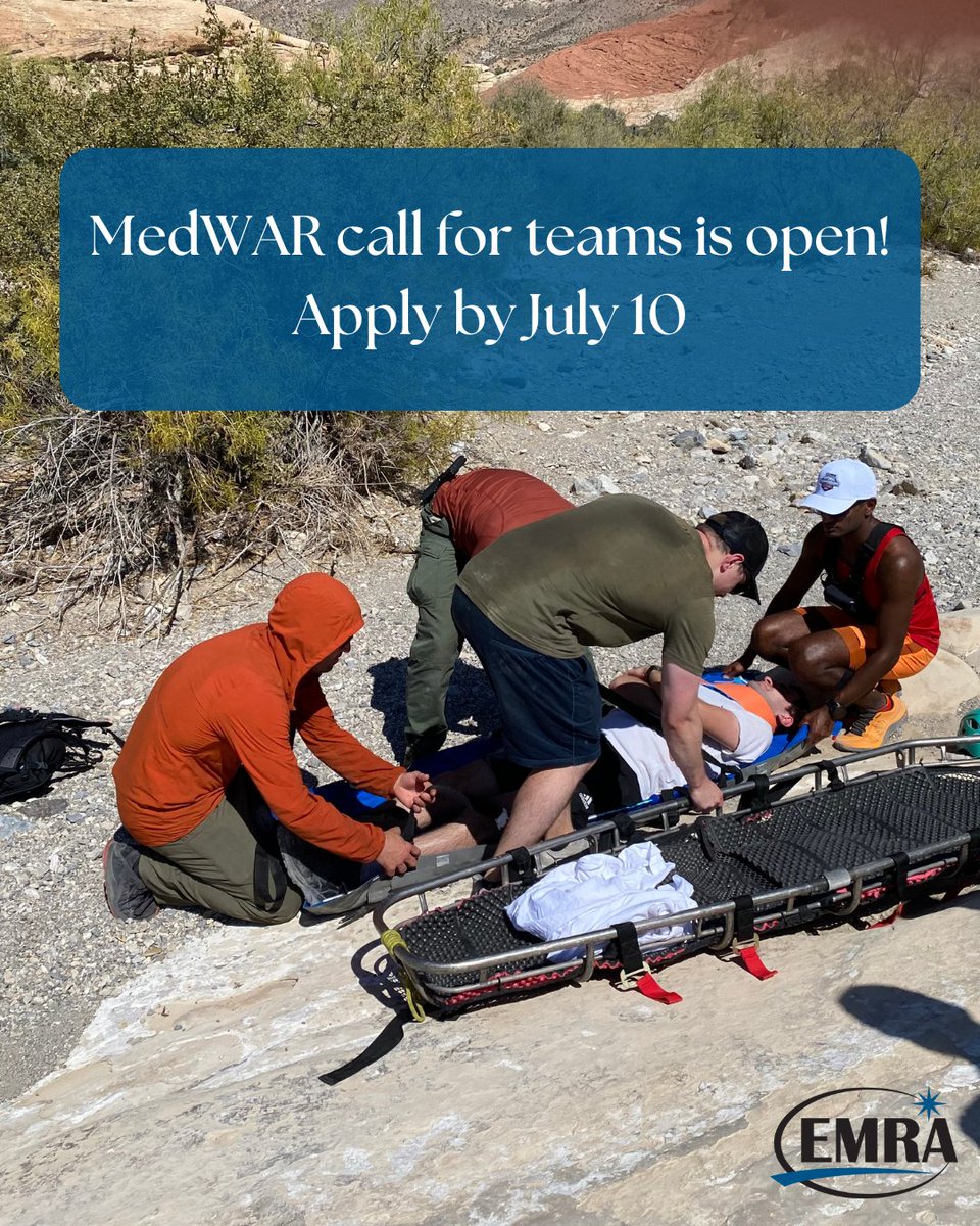 emresidents (@emresidents) on Twitter photo β° Deadline for MedWAR team sign up is July 10. Don't miss out on this year's competition in Salt Lake City! Are you ready to bring it? Get a team together and apply today!
Hurry up and apply π bit.ly/4743YhU
<a href="/emresidents/">emresidents</a> #EMRAMedWAR β° Deadline for MedWAR team sign up is July 10. Don't miss out on this year's competition in Salt Lake City! Are you ready to bring it? Get a team together and apply today!
Hurry up and apply π bit.ly/4743YhU
<a href="/emresidents/">emresidents</a> #EMRAMedWAR