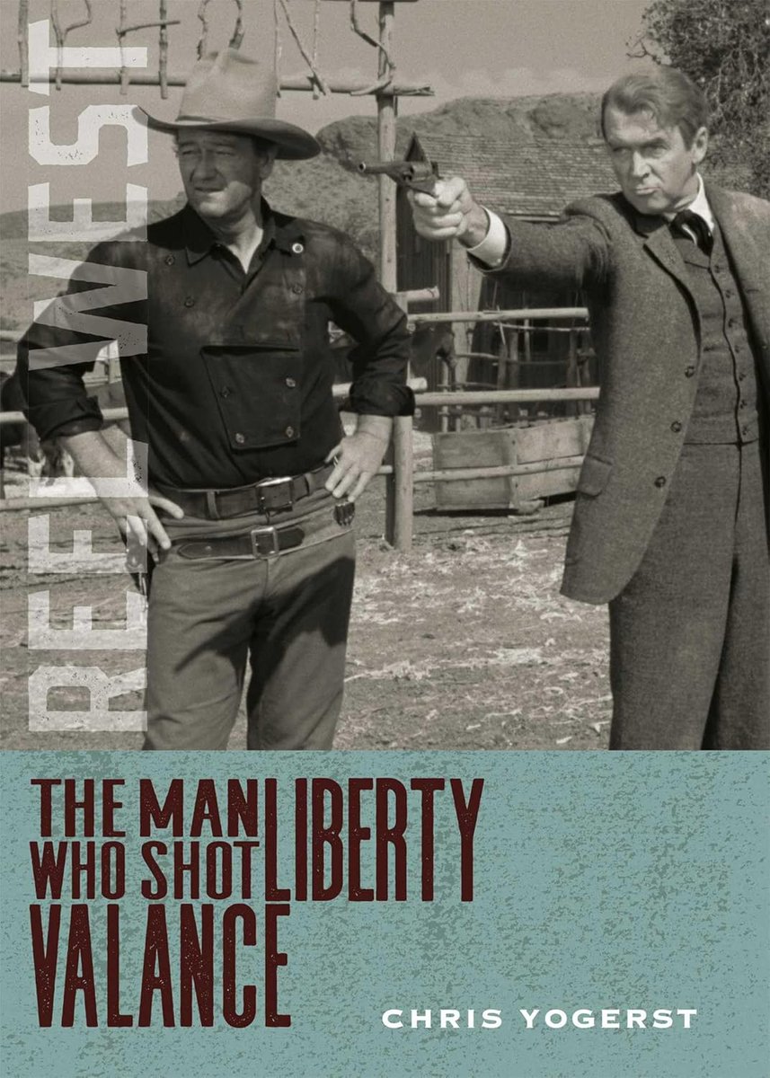 Happy to share that my next book, out October 7, will be a study of John Ford's THE MAN WHO SHOT LIBERTY VALANCE. This film has meant a great deal to me in how it analyzes the way history is made, interpreted, and shared. <a href="/LaurasMiscMovie/">Laura G</a> <a href="/selfstyledsiren/">Farran Nehme</a> <a href="/ReelNatives/">Angela Aleiss -Hollywood Mostly Then & Now</a>