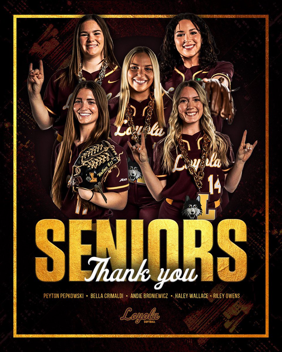 Thank you to our leaders on and off the field — go be great! 🐺 💛