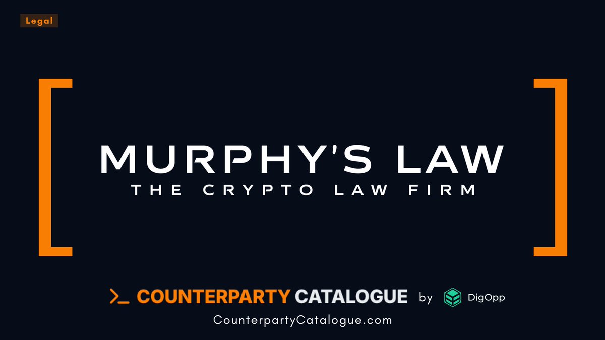 Counterparty Catalogue (@countercatalog) on Twitter photo ✨️ Today's Spotlight: <a href="/liammurphylaw/">Liam Murphy, Esq.</a>
🔗: counterpartycatalogue.com/service_provid…
Murphy's Law provides fraud recovery & compliance consulting solutions for digital assets, helping clients navigate complex investigations and reduce risk exposure.
#Legal #Compliance #Crypto #DigitalAssets ✨️ Today's Spotlight: <a href="/liammurphylaw/">Liam Murphy, Esq.</a>
🔗: counterpartycatalogue.com/service_provid…
Murphy's Law provides fraud recovery & compliance consulting solutions for digital assets, helping clients navigate complex investigations and reduce risk exposure.
#Legal #Compliance #Crypto #DigitalAssets