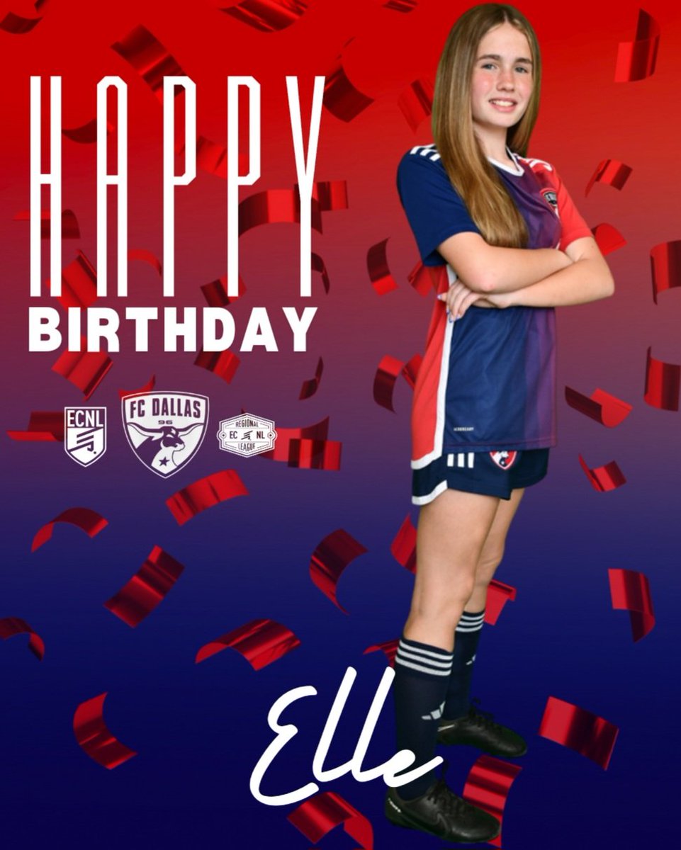 fcdallas11gecrl's tweet image. Happy birthday Elle! We hope you have a great day!!