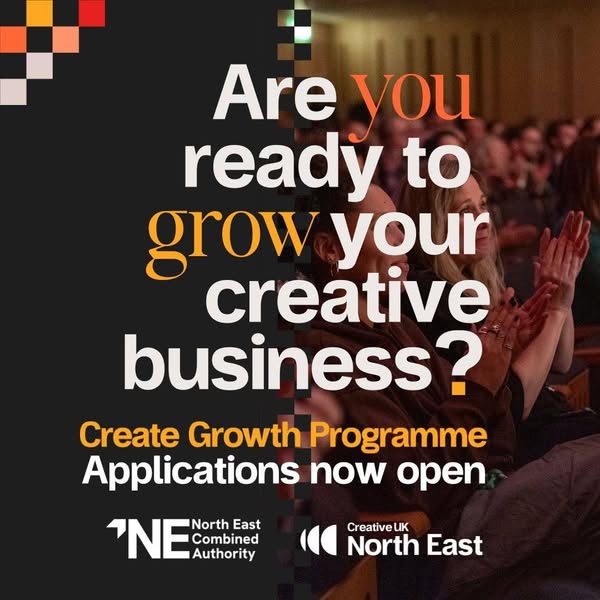 Applications are now open for the North East Create Growth Programme 2025, designed to empower creativity, build confidence, and unlock investment! 

Full details: wearecreative.uk/support/region…